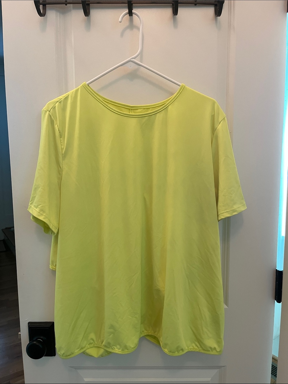 SHEIN Curve Light Yellow Top